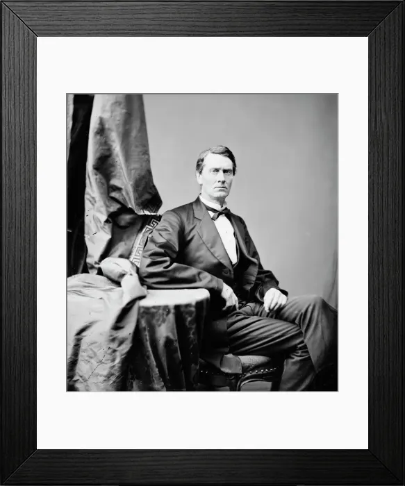 Framed Print : William Peter Sprague of Ohio, between 1860 and 1875. Creator: Unknown Framed Print : William Peter Sprague of Ohio, between 1860 and 1875. Creator: Unknown