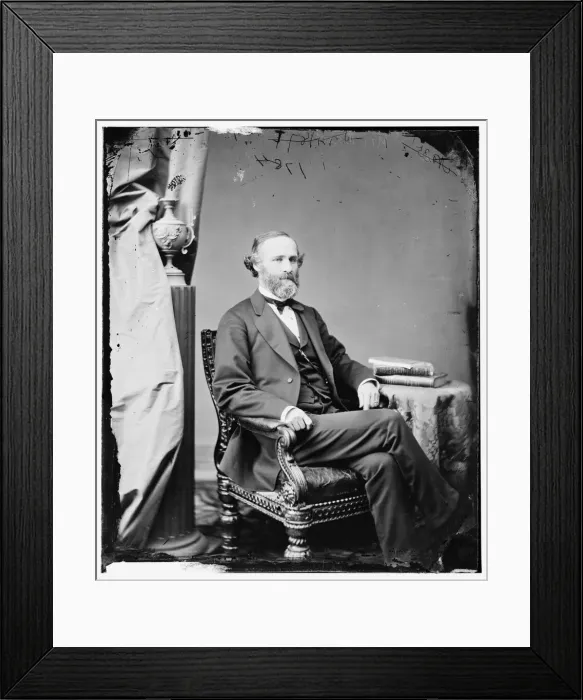 Framed Print : Henry L. Dawes of Massachusetts, between 1860 and 1875. Creator: Unknown Framed Print : Henry L. Dawes of Massachusetts, between 1860 and 1875. Creator: Unknown