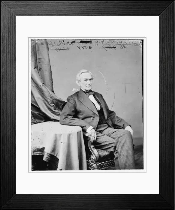 Framed Print : John Smith Phelps of Missouri, between 1860 and 1875. Creator: Unknown Framed Print : John Smith Phelps of Missouri, between 1860 and 1875. Creator: Unknown