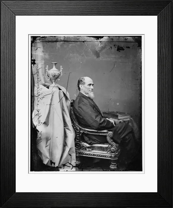 Framed Print : Judge Shelenberger, between 1860 and 1875. Creator: Unknown Framed Print : Judge Shelenberger, between 1860 and 1875. Creator: Unknown