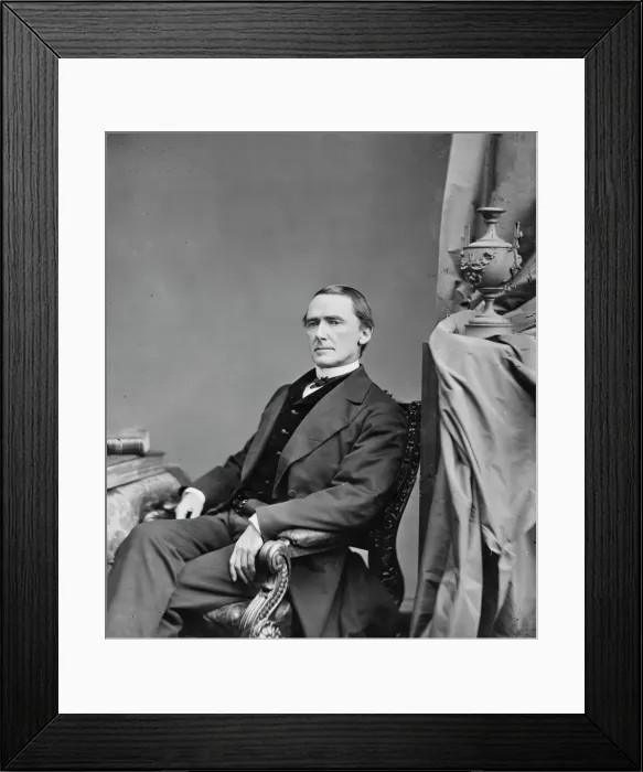 Framed Print : Frederick Stone of Maryland, between 1860 and 1875. Creator: Unknown Framed Print : Frederick Stone of Maryland, between 1860 and 1875. Creator: Unknown