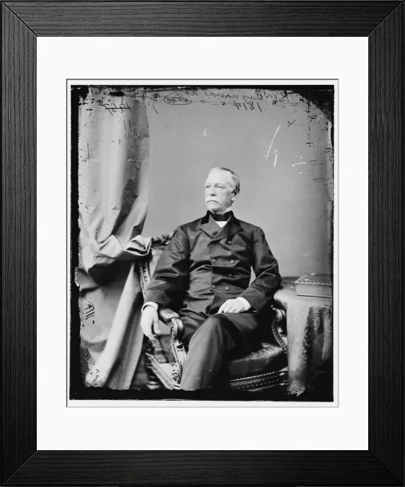 Framed Print : Fernando Wood, between 1860 and 1875. Creator: Unknown Framed Print : Fernando Wood, between 1860 and 1875. Creator: Unknown