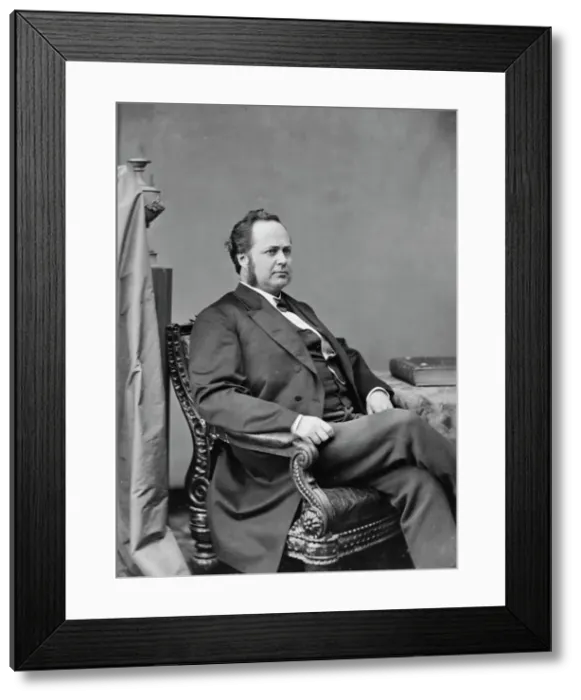 Framed Print : William Windom of Minnesota, between 1860 and 1875. Creator: Unknown Framed Print : William Windom of Minnesota, between 1860 and 1875. Creator: Unknown