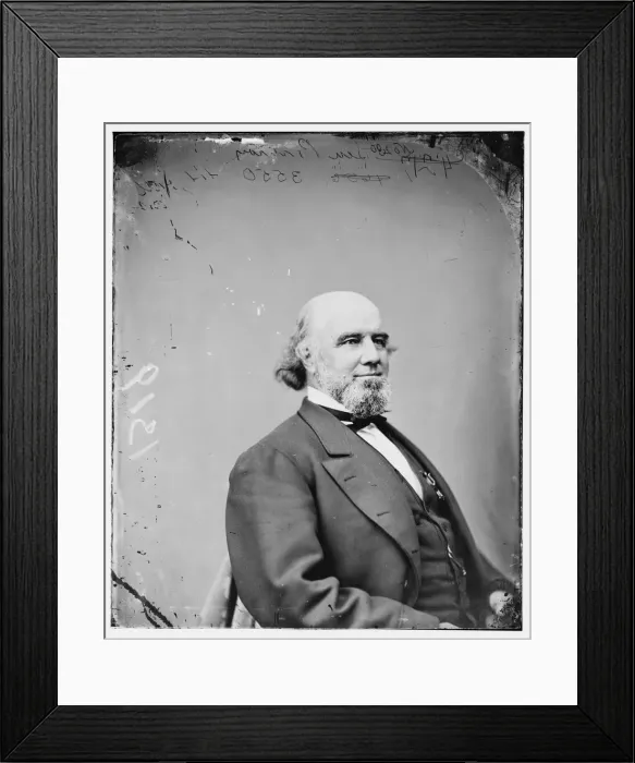 Framed Print : Samuel Clarke Pomeroy of Kansas, between 1860 and 1875. Creator: Unknown