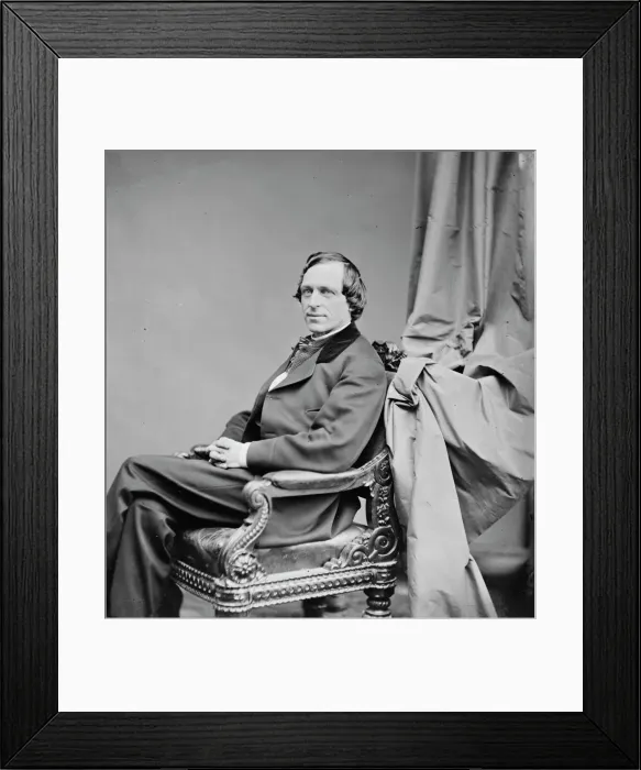 Framed Print : Solomon Newton Pettis of Pennsylvania, between 1860 and 1875. Creator: Unknown Framed Print : Solomon Newton Pettis of Pennsylvania, between 1860 and 1875. Creator: Unknown