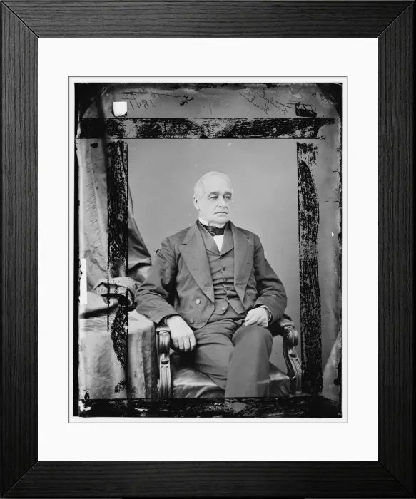 Framed Print : Hannibal Hamlin, between 1860 and 1875. Creator: Unknown Framed Print : Hannibal Hamlin, between 1860 and 1875. Creator: Unknown