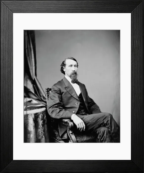 Framed Print : J. B. Stowe, between 1860 and 1875. Creator: Unknown Framed Print : J. B. Stowe, between 1860 and 1875. Creator: Unknown