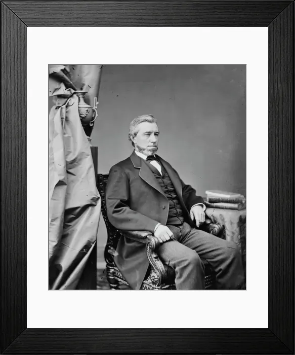 Framed Print : Stephen Taber of New York. between 1860 and 1875. Creator: Unknown Framed Print : Stephen Taber of New York. between 1860 and 1875. Creator: Unknown