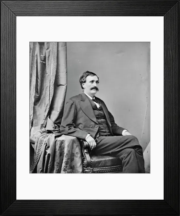Framed Print : William Brown Read of Kentucky, between 1860 and 1875. Creator: Unknown Framed Print : William Brown Read of Kentucky, between 1860 and 1875. Creator: Unknown