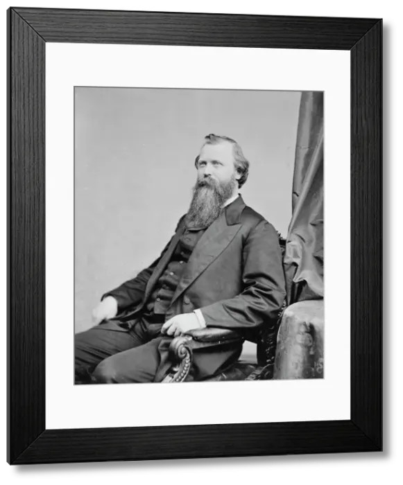 Framed Print : William Morris Stewart of Nevada, between 1860 and 1875. Creator: Unknown Framed Print : William Morris Stewart of Nevada, between 1860 and 1875. Creator: Unknown