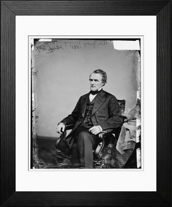 Framed Print : Judge William Strong, between 1860 and 1875. Creator: Unknown Framed Print : Judge William Strong, between 1860 and 1875. Creator: Unknown