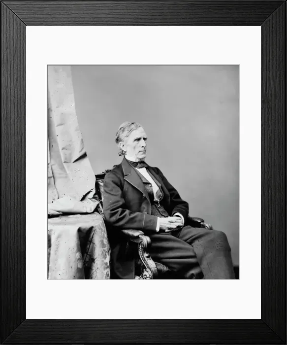 Framed Print : William Pitt Fessenden of Maine, between 1860 and 1875. Creator: Unknown Framed Print : William Pitt Fessenden of Maine, between 1860 and 1875. Creator: Unknown