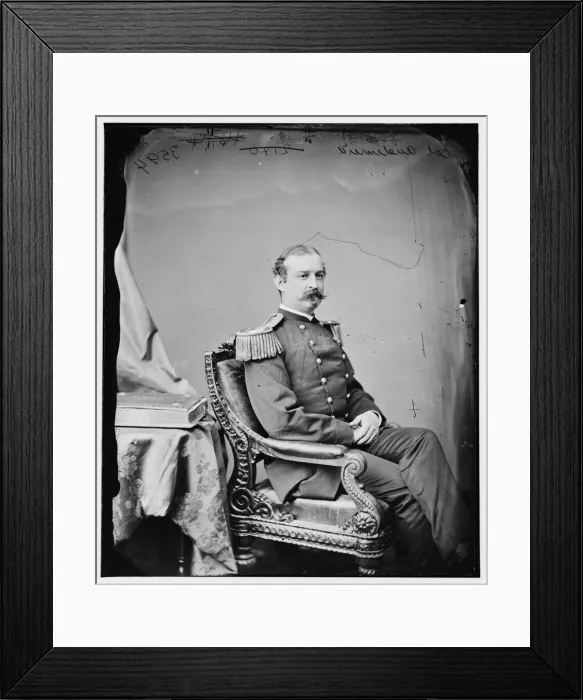 Framed Print : Colonel Joseph Audenried, US Army, between 1860 and 1875. Creator: Unknown Framed Print : Colonel Joseph Audenried, US Army, between 1860 and 1875. Creator: Unknown