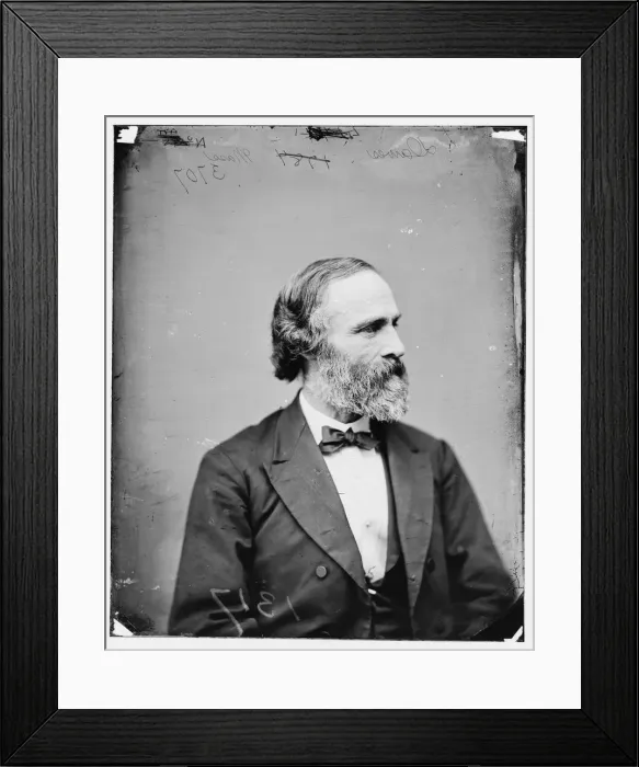 Framed Print : Henry L. Dawes of Massachusetts, between 1860 and 1875. Creator: Unknown Framed Print : Henry L. Dawes of Massachusetts, between 1860 and 1875. Creator: Unknown