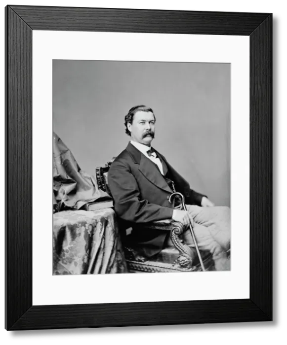 Framed Print : John McConnell Rice of Kentucky, between 1860 and 1875. Creator: Unknown Framed Print : John McConnell Rice of Kentucky, between 1860 and 1875. Creator: Unknown