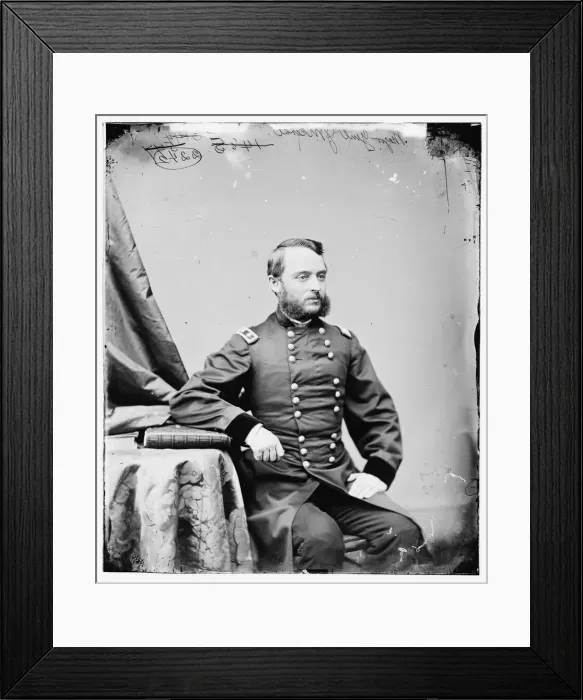 Framed Print : General John M. Corse, US Army, between 1860 and 1875. Creator: Unknown Framed Print : General John M. Corse, US Army, between 1860 and 1875. Creator: Unknown