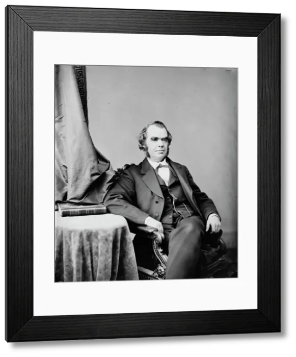 Framed Print : Eliakim Hastings Moore of Ohio, between 1860 and 1875. Creator: Unknown Framed Print : Eliakim Hastings Moore of Ohio, between 1860 and 1875. Creator: Unknown