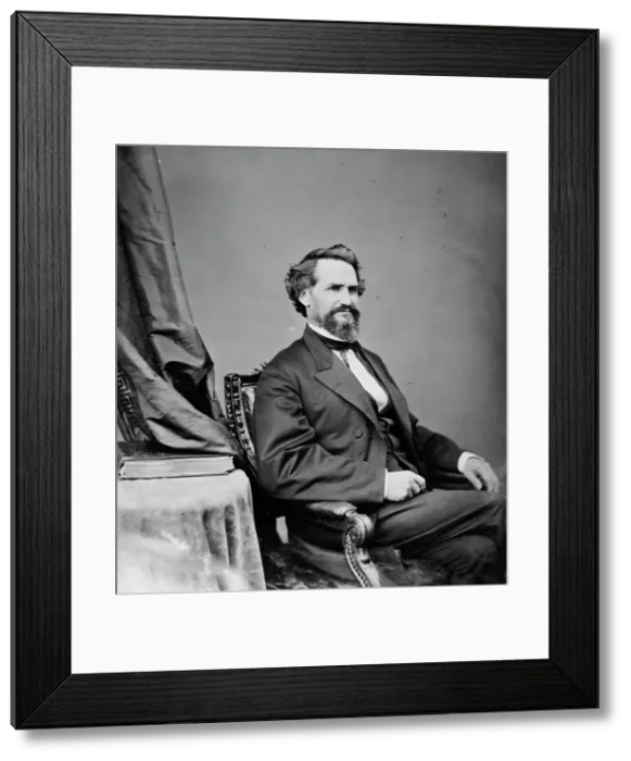 Framed Print : Omar Dwight Conger of Michigan, between 1860 and 1875. Creator: Unknown Framed Print : Omar Dwight Conger of Michigan, between 1860 and 1875. Creator: Unknown