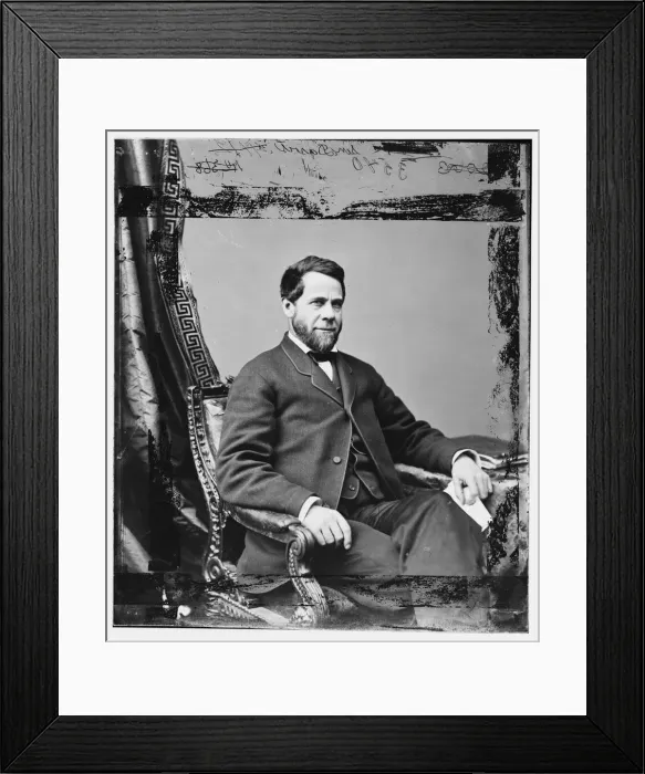 Framed Print : Henry Gassaway Davis of West Virginia, between 1860 and 1875. Creator: Unknown Framed Print : Henry Gassaway Davis of West Virginia, between 1860 and 1875. Creator: Unknown