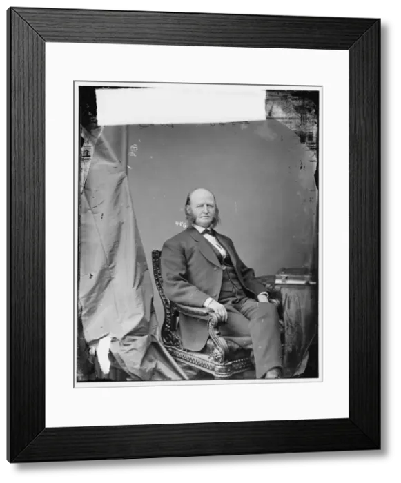 Framed Print : Frederick Enoch Woodbridge of Vermont, between 1860 and 1875. Creator: Unknown Framed Print : Frederick Enoch Woodbridge of Vermont, between 1860 and 1875. Creator: Unknown
