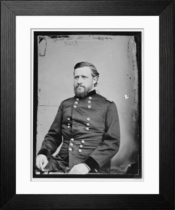 Framed Print : General Thomas Ewing, US Army, between 1860 and 1875. Creator: Unknown Framed Print : General Thomas Ewing, US Army, between 1860 and 1875. Creator: Unknown
