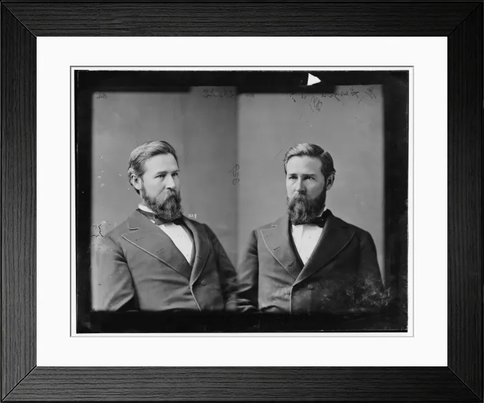 Framed Print : William Hartzell of Illinois, 1865-1880. Creator: Unknown Framed Print : William Hartzell of Illinois, 1865-1880. Creator: Unknown