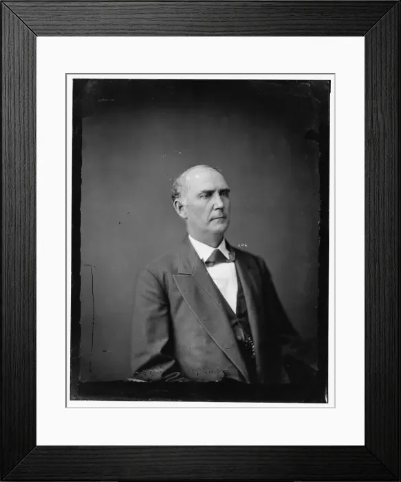Framed Print : Franklin Landers of Indiana, between 1865 and 1880. Creator: Unknown