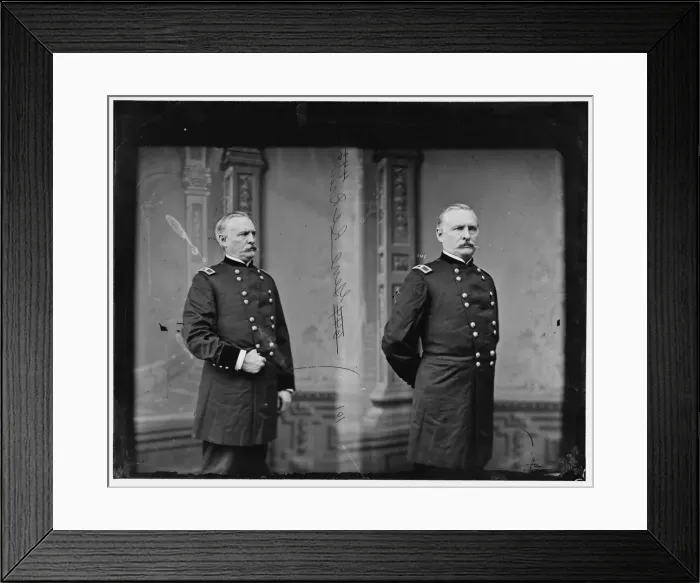 Framed Print : General Richard Coulter Drum, US Army, between 1865 and 1880. Creator: Unknown Framed Print : General Richard Coulter Drum, US Army, between 1865 and 1880. Creator: Unknown