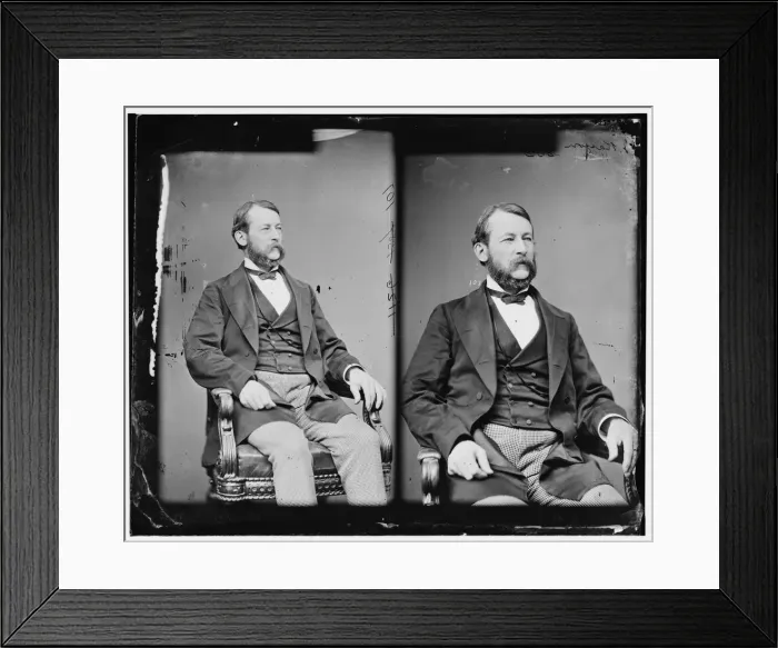 Framed Print : John Adam Kasson of Iowa, between 1865 and 1880. Creator: Unknown Framed Print : John Adam Kasson of Iowa, between 1865 and 1880. Creator: Unknown