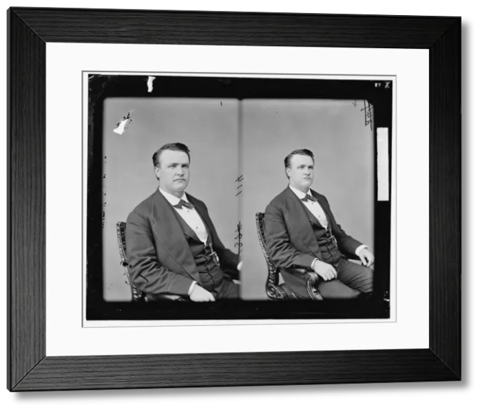 Framed Print : Stephen B. Elkins of West Virginia, between 1865 and 1880. Creator: Unknown Framed Print : Stephen B. Elkins of West Virginia, between 1865 and 1880. Creator: Unknown