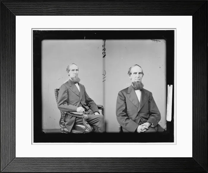 Framed Print : Christopher Yancey Thomas of Virginia, between 1865 and 1880. Creator: Unknown Framed Print : Christopher Yancey Thomas of Virginia, between 1865 and 1880. Creator: Unknown