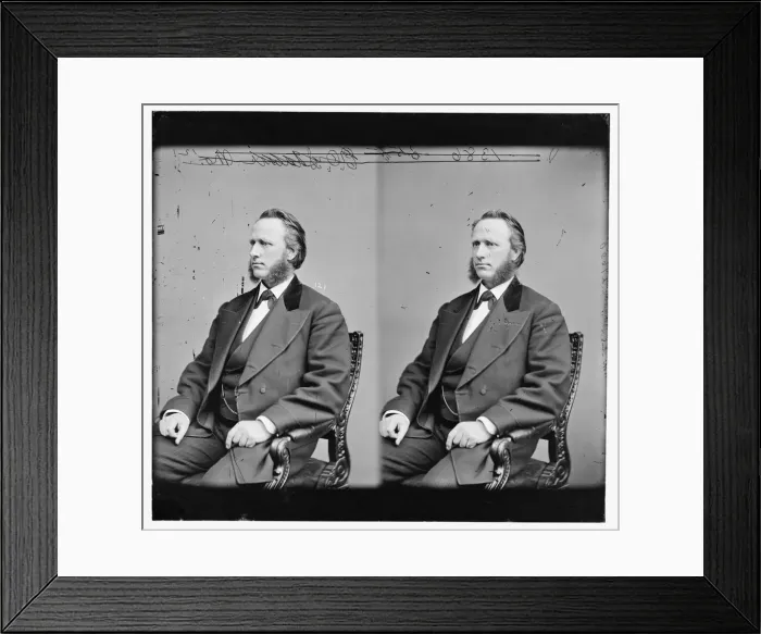 Framed Print : Edwin Obed Stanard of Missouri, between 1865 and 1880. Creator: Unknown Framed Print : Edwin Obed Stanard of Missouri, between 1865 and 1880. Creator: Unknown