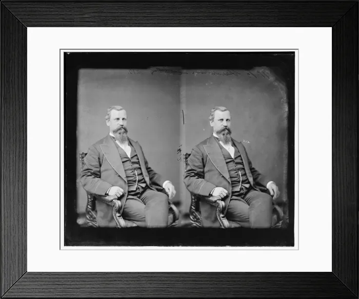 Framed Print : W. B. Henderson of Illinois, between 1865 and 1880. Creator: Unknown Framed Print : W. B. Henderson of Illinois, between 1865 and 1880. Creator: Unknown
