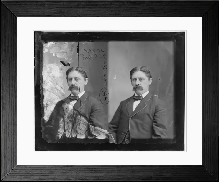 Framed Print : Architect James G. Hill, 1865-1880. Creator: Unknown Framed Print : Architect James G. Hill, 1865-1880. Creator: Unknown