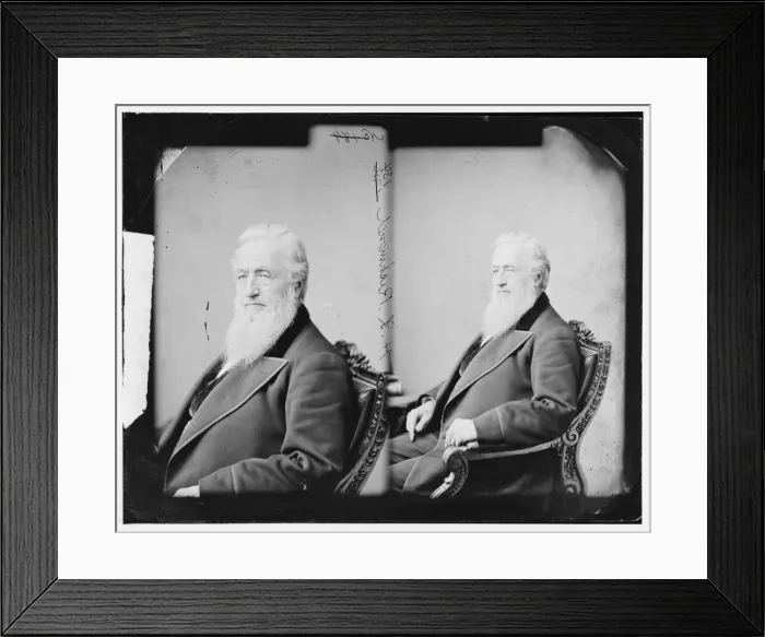 Framed Print : Hiram Lawton Richmond of Pennsylvania, between 1865 and 1880. Creator: Unknown Framed Print : Hiram Lawton Richmond of Pennsylvania, between 1865 and 1880. Creator: Unknown