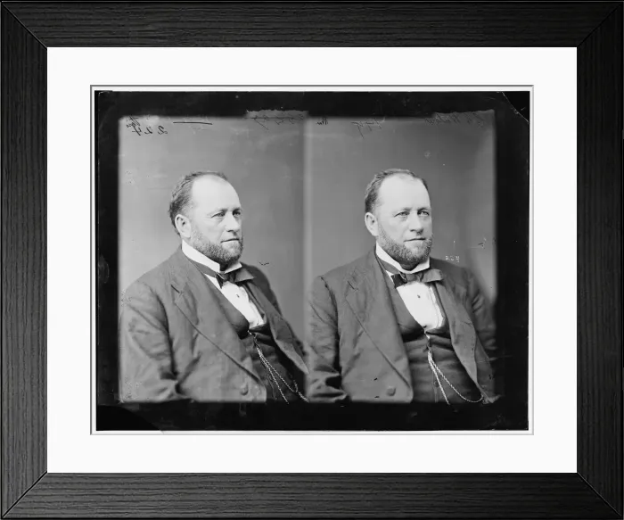 Framed Print : Charles Christopher B. Walker of New York, 1865-1880. Creator: Unknown Framed Print : Charles Christopher B. Walker of New York, 1865-1880. Creator: Unknown