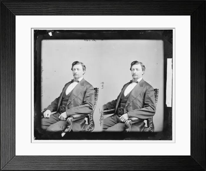 Framed Print : Morgan Rawls of Georgia, between 1865 and 1880. Creator: Unknown Framed Print : Morgan Rawls of Georgia, between 1865 and 1880. Creator: Unknown