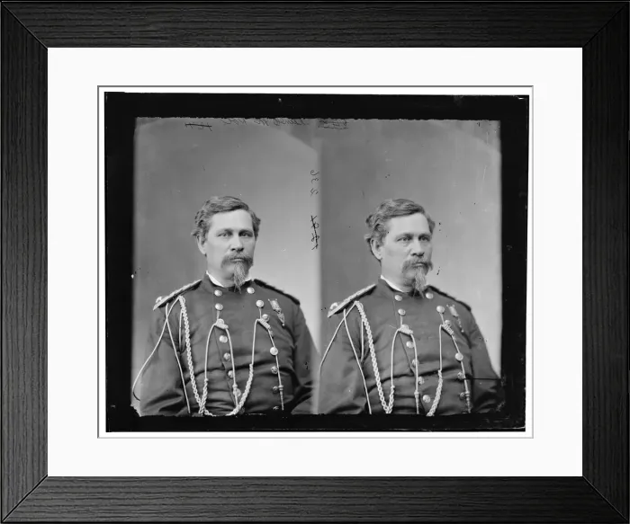 Framed Print : General O. M. Poe, US Army, between 1865 and 1880. Creator: Unknown Framed Print : General O. M. Poe, US Army, between 1865 and 1880. Creator: Unknown