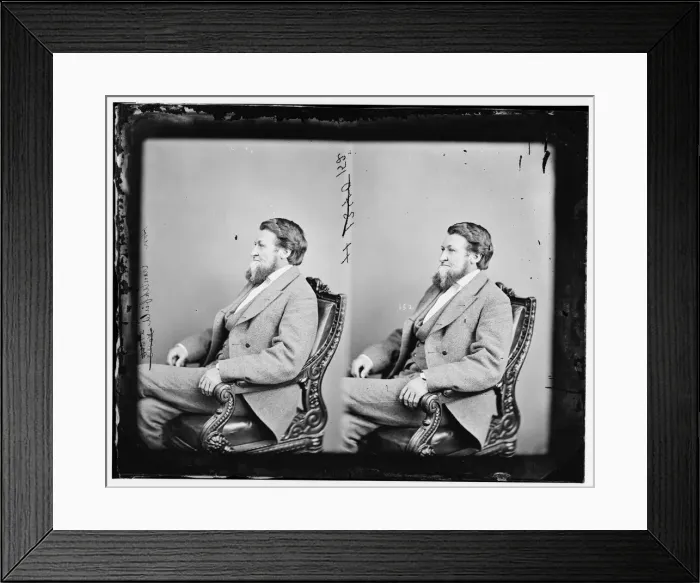 Framed Print : William Crutchfield of Tennessee, served in Union Army, between 1865 and 1880. Creator: Unknown Framed Print : William Crutchfield of Tennessee, served in Union Army, between 1865 and 1880. Creator: Unknown