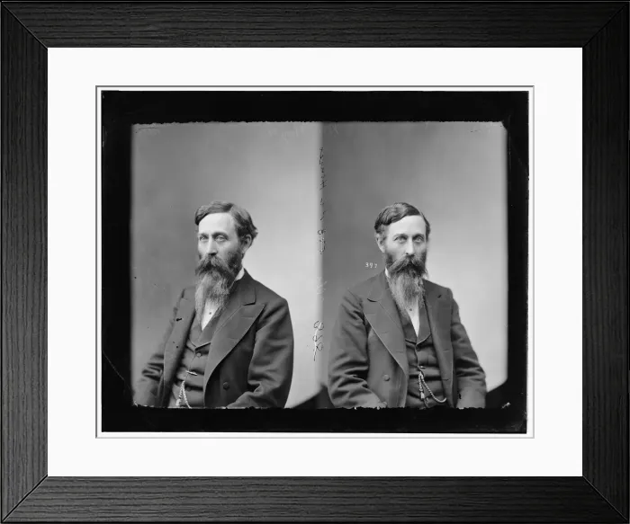 Framed Print : P. C. Hayes of Illinois, 1865-1880. Creator: Unknown Framed Print : P. C. Hayes of Illinois, 1865-1880. Creator: Unknown
