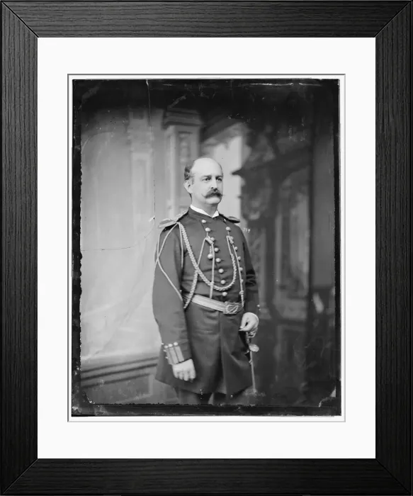 Framed Print : Colonel Joseph Crain Audenried, between 1865 and 1880. Creator: Unknown Framed Print : Colonel Joseph Crain Audenried, between 1865 and 1880. Creator: Unknown