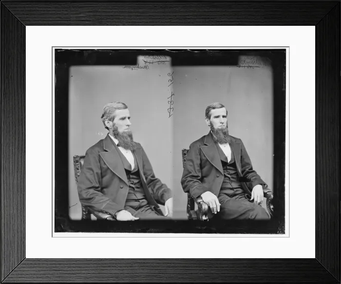 Framed Print : W. B. Williams of Michigan, between 1865 and 1880. Creator: Unknown Framed Print : W. B. Williams of Michigan, between 1865 and 1880. Creator: Unknown