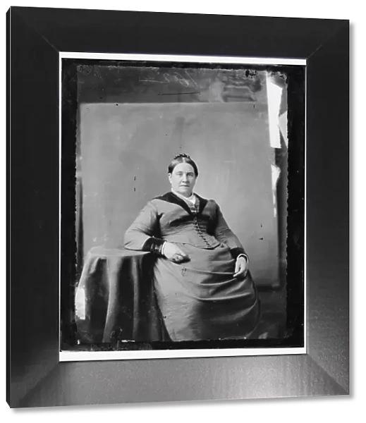 Miss Ballenger, great-grandmother of (Grace and Gladys Price), between 1865 and 1880. Creator: Unknown