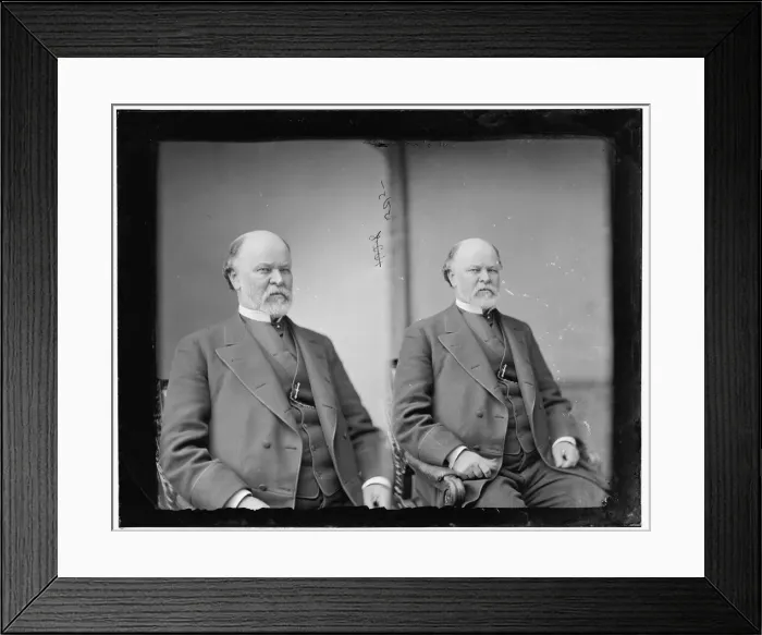 Framed Print : John T. Burch of Tennessee, 1865-1880. Creator: Unknown Framed Print : John T. Burch of Tennessee, 1865-1880. Creator: Unknown
