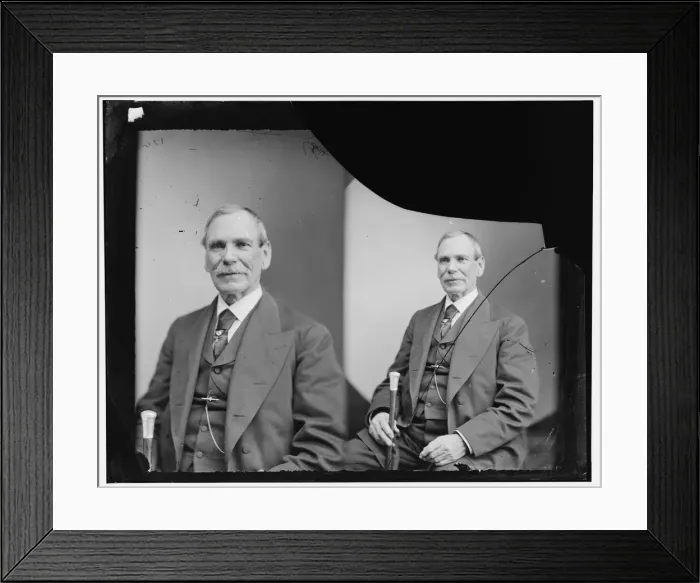 Framed Print : General James Shields (not in uniform), between 1865 and 1880. Creator: Unknown Framed Print : General James Shields (not in uniform), between 1865 and 1880. Creator: Unknown