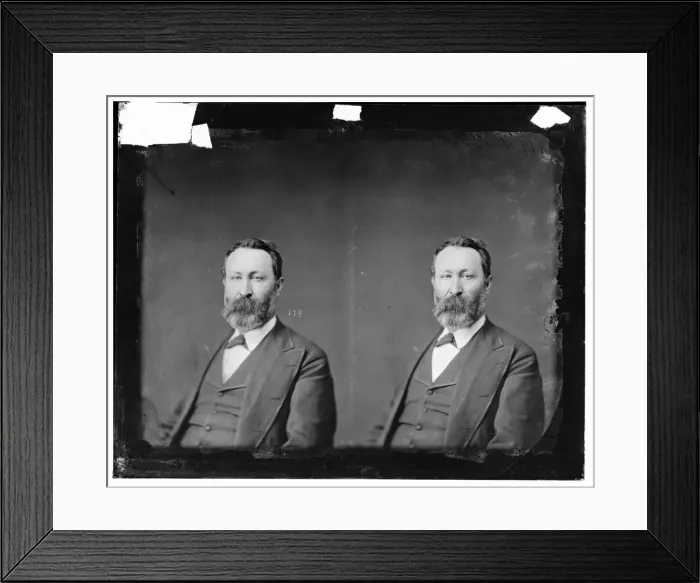 Framed Print : William McKendree Robbins of North Carolina, between 1865 and 1880. Creator: Unknown Framed Print : William McKendree Robbins of North Carolina, between 1865 and 1880. Creator: Unknown