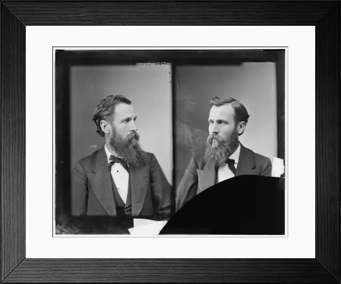 Framed Print : Jonas Hartzell McGowan of Michigan, between 1865 and 1880. Creator: Unknown Framed Print : Jonas Hartzell McGowan of Michigan, between 1865 and 1880. Creator: Unknown