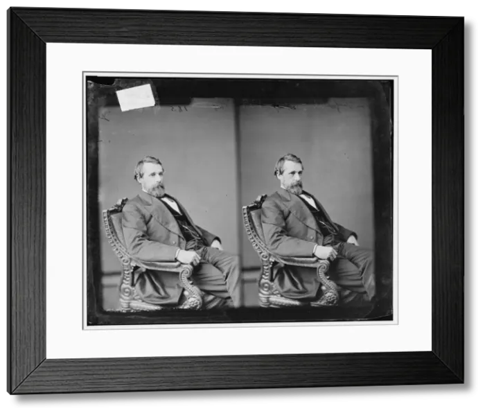 Framed Print : Lorenzo Dow Danford of Ohio, between 1865 and 1880. Creator: Unknown Framed Print : Lorenzo Dow Danford of Ohio, between 1865 and 1880. Creator: Unknown