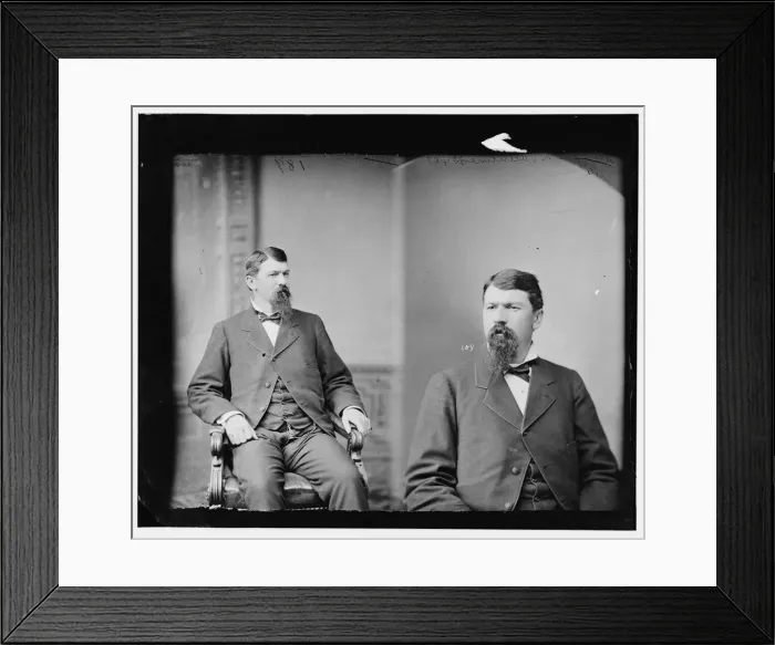 Framed Print : Edward Kimble Valentine of Nebraska, between 1865 and 1880. Creator: Unknown Framed Print : Edward Kimble Valentine of Nebraska, between 1865 and 1880. Creator: Unknown