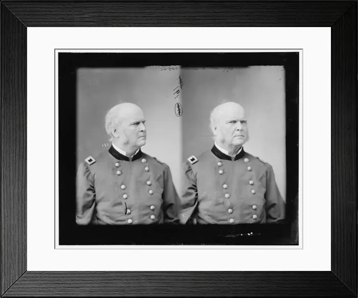 Framed Print : General William M. Dunn, US Army, between 1865 and 1880. Creator: Unknown Framed Print : General William M. Dunn, US Army, between 1865 and 1880. Creator: Unknown